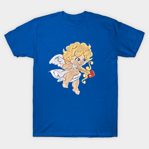 Valentine's Day Cupid Apparel T-Shirt by Topher's Emporium
